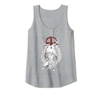 Camicia Sciamano Heilung per Vichingo Canotta, Donna, Grigio Melange, M