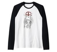 Camicia Sciamano Heilung per Vichingo Maglia con Maniche Raglan