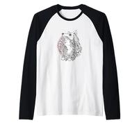 Camicia sciamano lupo Heilung per vichingo Maglia con Maniche Raglan