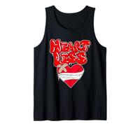 Camicia Senza Cuore, Camicia con Cuore Spezzato, No Love, Retro, Hip-Hop Canotta