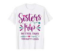 Camicia Sisters Trip Better Than Therapy 2026 Maglietta