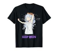 Camicia Sleep Queen - Cute Soft Sleepy Girl Kawaii Anime Maglietta