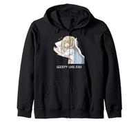 Camicia Sleepy Girl Era - Carino Anime Manga Kawaii Soft Girl Felpa con Cappuccio