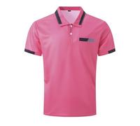 Camicia Slim Fit Uomo - Top A Maniche Lunghe da Uomo con Tasche A Bottone E Risvolto Design alla Moda per Il Tempo Libero Stagioni (Watermelon Red M)