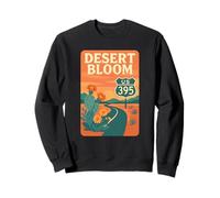 Camicia Springs Desert Retro Palm California Oasis Getaway Felpa