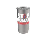 Camicia Stop Human Trafficking - End Human Trafficking Bicchiere termico in acciaio inox doppia parete