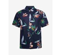 Camicia Superdry Hawaiana manica corta blu marino verde - S