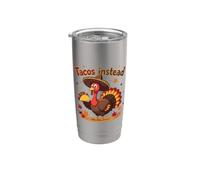 Camicia Taco Turchia del Ringraziamento per gli amanti dei tacos invece Bicchiere termico in acciaio inox doppia parete