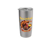 Camicia Taco Turchia del Ringraziamento per gli amanti dei tacos invece Bicchiere termico in acciaio inox doppia parete