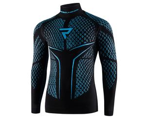 Camicia termica Rebelhorn Therm II nero-blu XS/S