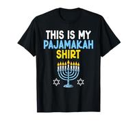 Camicia This Is My Pyjamakah Divertenti Pigiami per Le FESTIVITÀ ebraiche di Hanukkah Maglietta