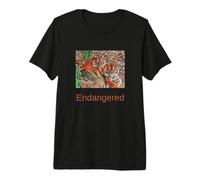 Camicia Tigre di Sumatra Endangered Maglietta Premium