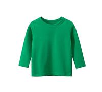 Camicia tradizionale per bambini e bambine, a maniche lunghe, casual, tinta unita, note musicali, verde, 1-2 Jahre