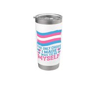 Camicia Trans Pride L'unica scelta che ho fatto è stata me stessa Bicchiere termico in acciaio inox doppia parete