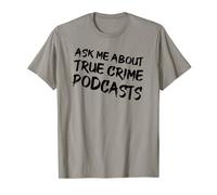 Camicia True Crime Podcast Junkies Regalo Murderino Testo Nero Maglietta
