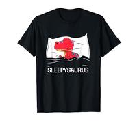 Camicia ufficiale Sleepysaurus amante del sonno dinosauro addormentato Maglietta