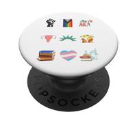 Camicia Uguaglianza Diritti Umani Camicia Immagine You are Safe With Me PopSockets PopGrip Adesivo