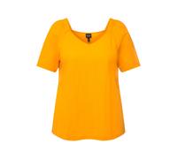 Camicia Ulla Popken da donna taglie forti arricciature scollo a V