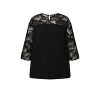 Camicia Ulla Popken da donna taglie forti camicetta ricamo paillettes girocollo