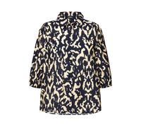 Camicia Ulla Popken da donna taglie forti collo a camicia oversize 3 4 maniche