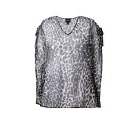 Camicia Ulla Popken da donna taglie forti in rete stile mantello scollo a V...