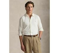 Camicia ultraleggera in cotone piqué Beige XL Tinta unita