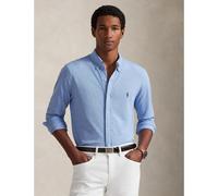 Camicia ultraleggera in cotone piqué Blu XL Tinta unita