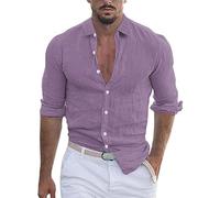 Camicia Uomo Bianca Camicia Nera Botton Down Elasticizzata Coreana Camicie Slim Fit No Stiro Leggera Casual Henley Shirts Estiva Elegante Tinta Unita Camicia Da Cerimonia Ufficio Per Matrimonio Formal