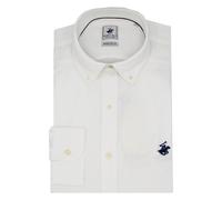 Camicia uomo botton down 100% cotone POLO CLUB BEVERLY HILLS S M L XL XXL 3XL