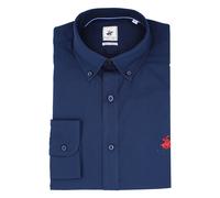 Camicia uomo botton down 100% cotone POLO CLUB BEVERLY HILLS S M L XL XXL 3XL