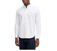 Calvin Klein Uomo Camicia Solid Oxford Classic Shirt Camicia Casual, Bianco (Brilliant White), L