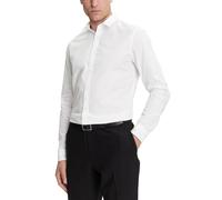 Calvin Klein Uomo Camicia Slim Stretch Shirt Maniche Lunghe, Bianco (Bright White), S