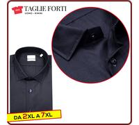 camicia uomo classica sartoriale TAGLIE FORTI manica lunga cotone da 2xl a 7xl