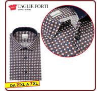 camicia uomo classica sartoriale TAGLIE FORTI manica lunga da 2xl a 7xl