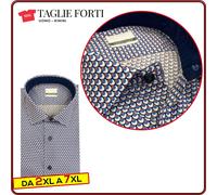camicia uomo classica sartoriale TAGLIE FORTI manica lunga da 2xl a 7xl