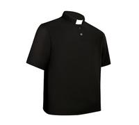 Camicia Uomo con Colletto a Linguetta, Maniche Corte, Perfetta per pastori, ministri e predicatori, Look Sobrio.