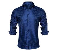 Camicia Uomo Cotone Camicia Bianca Botton Down Coreana Traspirante Camicie Slim Fit Nera Tinta Unita Leggera Henley Shirts Estiva No Stiro Elasticizzata Camicie da Lavoro da Cerimonia per Le Vacanze