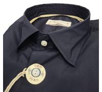 Camicia UOMO cotone unito stretch "ALESSANDRO LA MURA" Nero - Blu - Bianco