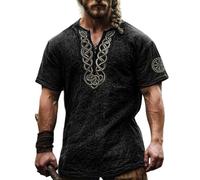 Camicia Uomo Estiva Camicia in Lino Taglie Forti Camicie Slim Fit Chic e Leggero Camicie in Cotone Tinta Unita Maglietta Maniche Corte Traspirante T Shirt Casual e Classico Le Vacanze e Il Lavoro