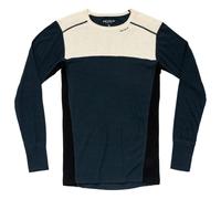 Camicia uomo manica lunga LAUPAREN MERINO 190 (RAW WHITE/INK/BLACK) M