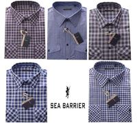 CAMICIA UOMO manica lunga M L XL XXL 3XL 100% cotone due taschini quadri GRADO