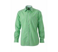 Camicia Uomo Maniche Lunghe a Quadri Camicia Pflegeleicht Taglie Forti S-3XL