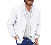 Camicia Uomo Nera,Camicia da Uomo in Cotone Tinta Unita Casual alla Moda, Risvolto Ampio, Maniche Lunghe, Traspirante, Tutta La Parte Superiore con Bottone