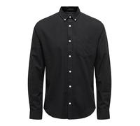 Camicia uomo ONLY&SONS aderente manica lunga Oxford elegante comodo uomo camicia