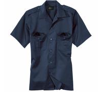Camicia US Servizio Manica Corta Blu Marina S-7XL Pompieri Scuro Army Nuovo