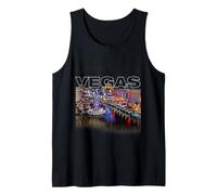 Camicia Vegas Strip, Las Vegas Nevada Shirt, Vegas Luci di Viaggio Canotta