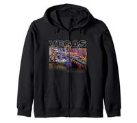 Camicia Vegas Strip, Las Vegas Nevada Shirt, Vegas Luci di Viaggio Felpa con Cappuccio