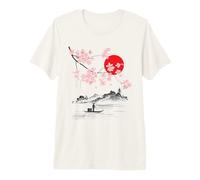 Camicia Vintage Cherry Blossom Sakura Arte Giapponese, Sakura Maglietta Premium