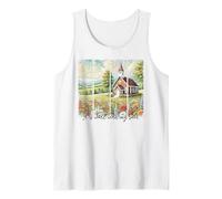 Camicia vintage Country Church con It Is Well With My Soul Canotta