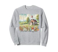 Camicia vintage Country Church con It Is Well With My Soul Felpa